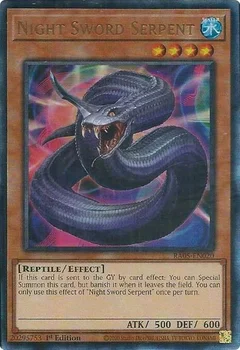 Night Sword Serpent (Ultimate Rare) RA05-EN020