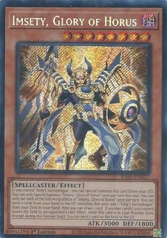 Imsety, Glory of Horus (Secret Rare) RA05-EN027