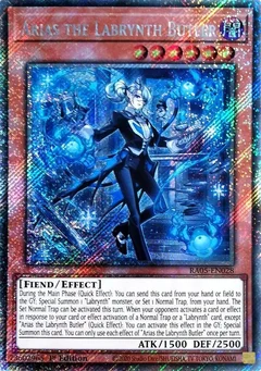 Arias the Labrynth Butler (Platinum Secret Rare) RA05-EN028