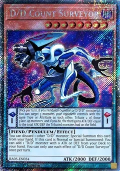 D/D Count Surveyor (Platinum Secret Rare) RA05-EN034