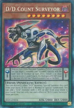 D/D Count Surveyor (Collector's Rare) RA05-EN034