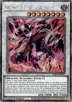 Scarred Dragon Archfiend (Platinum Secret Rare) RA05-EN044