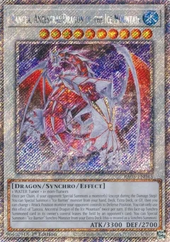 Lancea, Ancestral Dragon of the Ice Mountain (Platinum Secret Rare) RA05-EN045
