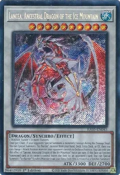 Lancea, Ancestral Dragon of the Ice Mountain (Secret Rare) RA05-EN045