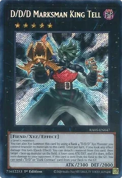 D/D/D Marksman King Tell (Secret Rare) RA05-EN047