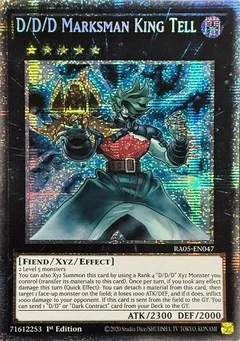 D/D/D Marksman King Tell (Starlight Rare) RA05-EN047