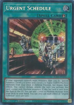 Urgent Schedule (Secret Rare) RA05-EN064