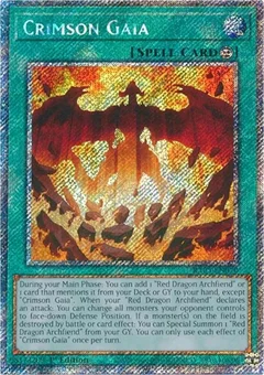 Crimson Gaia (Platinum Secret Rare) RA05-EN070