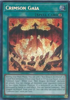 Crimson Gaia (Secret Rare) RA05-EN070