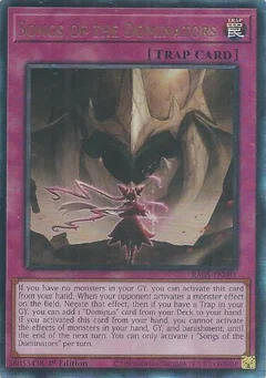 Songs of the Dominators (Ultimate Rare) RA05-EN081