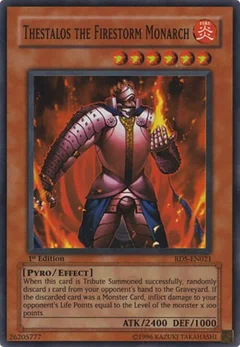 Thestalos the Firestorm Monarch 1st Edition RDS-EN021