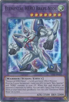 Elemental HERO Brave Neos 1st Edition SAST-EN035