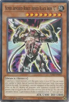 Super Armored Robot Armed Black Iron "C" Unlimited SAST-EN097