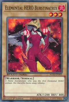Elemental HERO Burstinatrix SGX3-ENA03