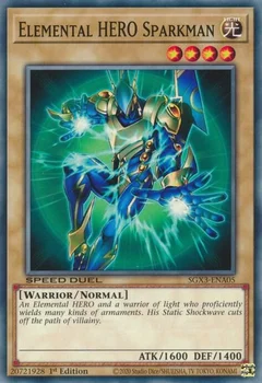 Elemental HERO Sparkman SGX3-ENA05