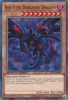 Red-Eyes Darkness Dragon SGX3-ENB01