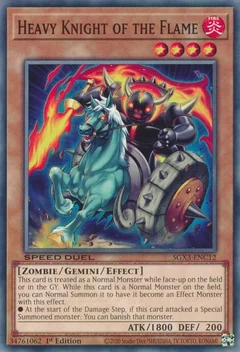 Heavy Knight of the Flame SGX3-ENC12