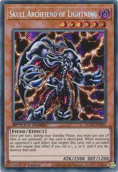 Skull Archfiend of Lightning (Secret Rare) SGX3-ENE01
