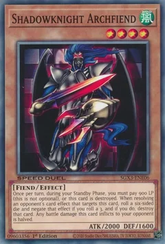 Shadowknight Archfiend SGX3-ENE06