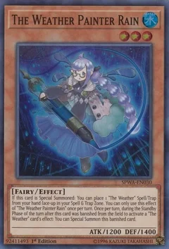 The Weather Painter Rain SPWA-EN030