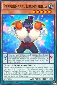 Performapal Drummerilla (Starfoil) SP17-EN019