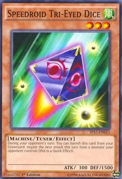 Speedroid Tri-Eyed Dice (Starfoil) SP17-EN023