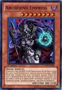 Archfiend Empress 1st Edition STBL-EN000