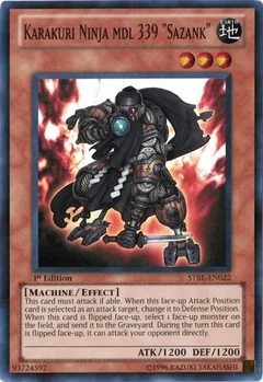 Karakuri Ninja mdl 339 "Sazank" 1st Edition STBL-EN022