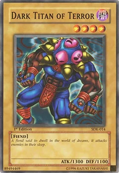 Dark Titan of Terror 1st Edition SDK-014