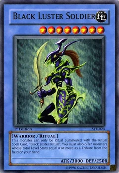 Black Luster Soldier 1st Edition SYE-024