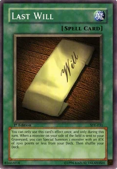 Last Will Unlimited SYE-031