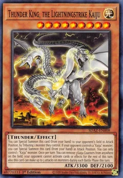 Thunder King, the Lightningstrike Kaiju SDAZ-EN008
