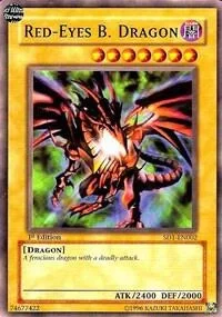 Red-Eyes B. Dragon 1st Edition SD1-EN002