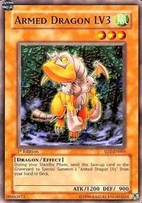 Armed Dragon LV3 1st Edition SD1-EN005