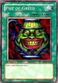 Pot of Greed 1st Edition SD1-EN015