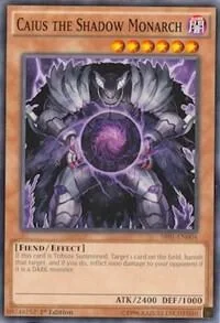 Caius the Shadow Monarch Unlimited SR01-EN004