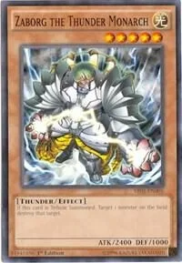 Zaborg the Thunder Monarch 1st Edition SR01-EN005