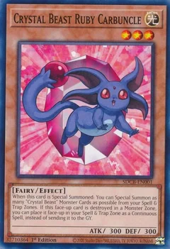 Crystal Beast Ruby Carbuncle SDCB-EN001