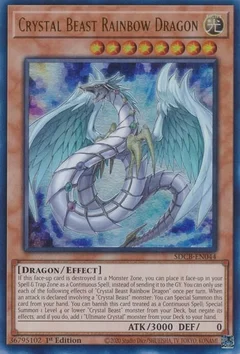 Crystal Beast Rainbow Dragon SDCB-EN044