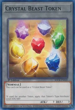 Crystal Beast Token SDCB-EN049