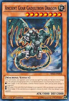 Ancient Gear Gadjiltron Dragon 1st Edition SR03-EN004