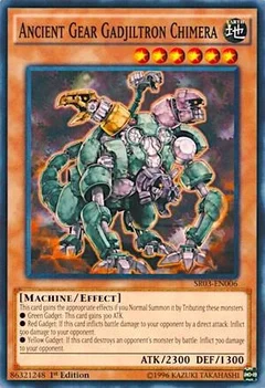 Ancient Gear Gadjiltron Chimera Unlimited SR03-EN006