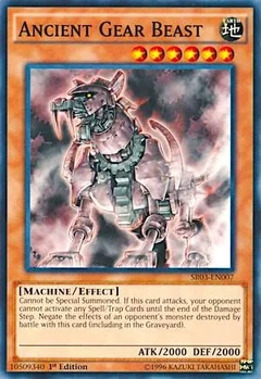 Ancient Gear Beast 1st Edition SR03-EN007