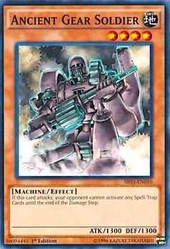 Ancient Gear Soldier 1st Edition SR03-EN010