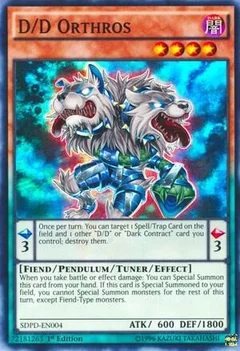 D/D Orthros SDPD-EN004