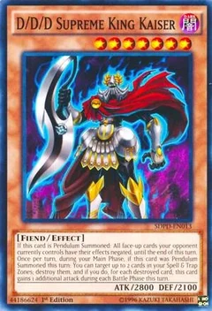 D/D/D Supreme King Kaiser SDPD-EN013