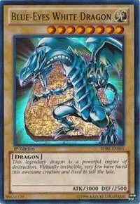 Blue-Eyes White Dragon 1st Edition SDBE-EN001