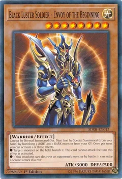 Black Luster Soldier - Envoy of the Beginning 1st Edition SDSH-EN012
