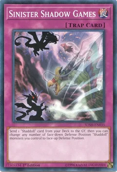 Sinister Shadow Games 1st Edition SDSH-EN035