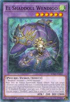 El Shaddoll Wendigo Unlimited SDSH-EN042